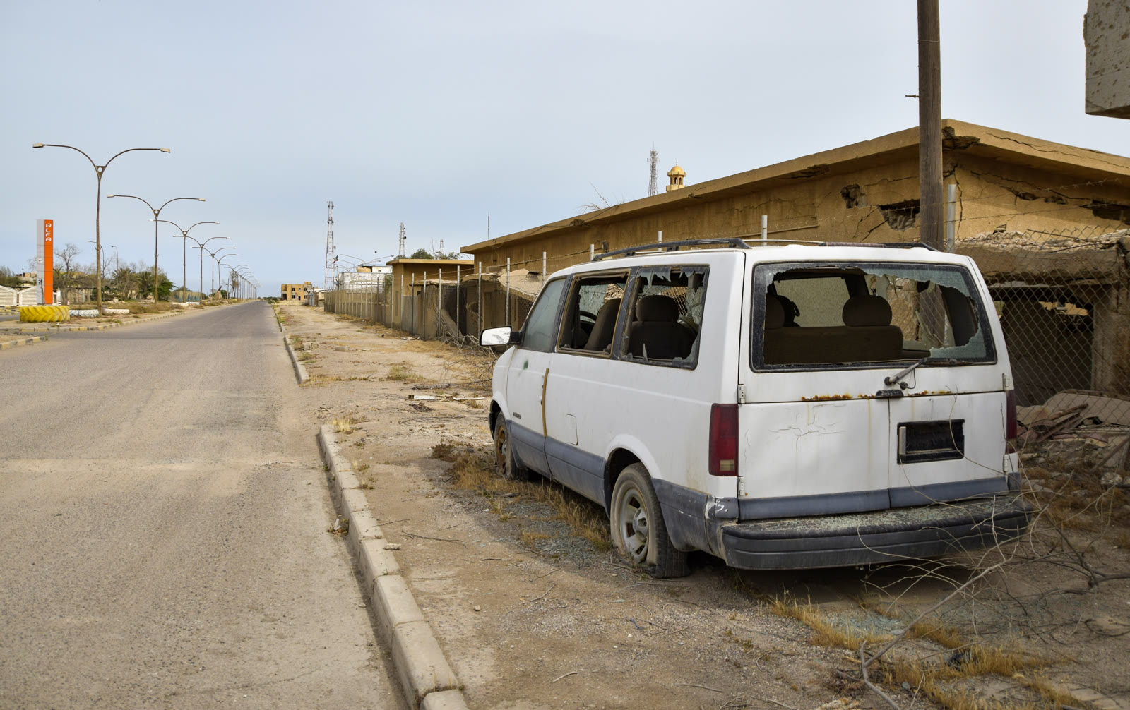 Low buildings and open landscape at Az Zaur on Failaka Island